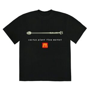 Cactus Plant Flea Market X McDonald's Coffee Stirrer T-Shirt - XXL